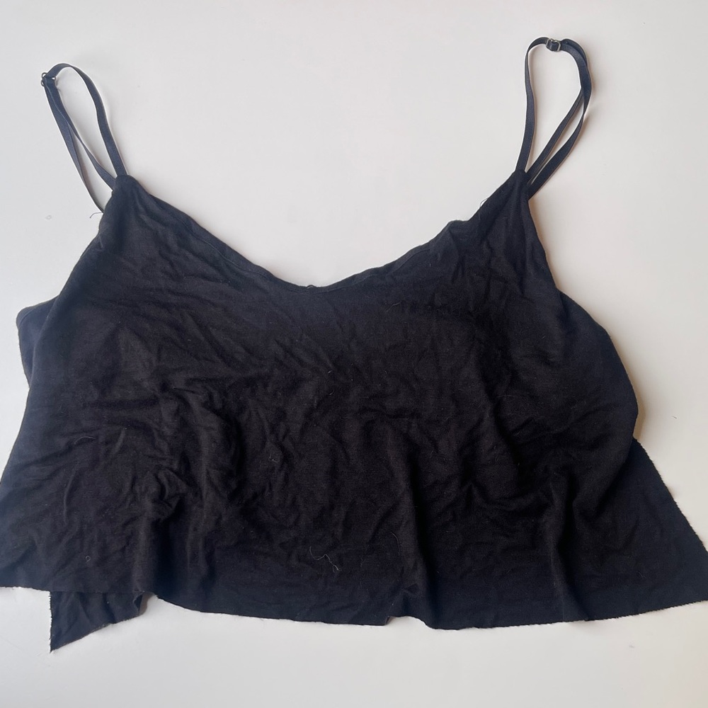 Cute Booty Lounge Black Camisole Top